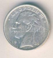 Belgium 1935. 20Fr Ag III.Leopold T:3