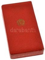 1957. "Kiváló Szolgálatért Érdemérem" aranyozott, ezüstözött, zománcozott kitüntetés mells...