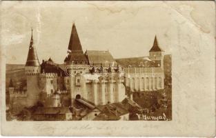 1899 (Vorläufer) Vajdahunyad, Hunedoara; vár / castle. photo (Rb)