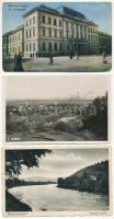 Máramarossziget, Sighetu Marmatiei; - 3 db RÉGI város képeslap / 3 pre-1945 town-view postcards