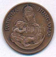 Fritz Mihály (1947-) DN "II. János Pál pápa / Patrona Hungariae" bronz MÉE emlékérem (22mm...