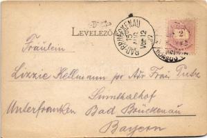 1897 (Vorläufer) Miskolc, Minoriták temploma, Városi bérház, görög templom, Erzsébet fürdő. Gedeon é...