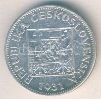 Csehszlovákia 1931. 10K Ag T:2