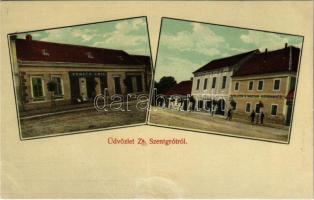 Zalaszentgrót, Szálloda a magyar koronához, Németh Emil üzlete és saját kiadása