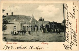 1904 Edelény, Lonyay utca + MISKOLCZ-TORNA-KASSA vasúti mozgóposta (EB)
