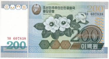 Észak-Korea 2005. 200W T:UNC North Korea 2005. 200 Won C:UNC Krause P#48