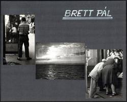 Danuvia fotószakkör fotósainak (Mazumel László, Varga István, Brett Pál) díjnyertes fotói, 6 db, alb...