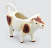 Goebel tehén alakú tejszínkiöntő, jelzéssel, hibátlan, 17x10 cm