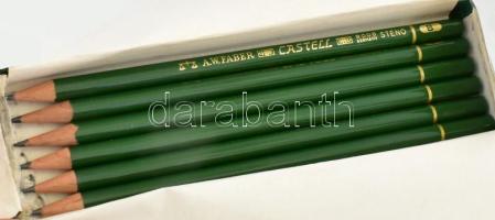 Faber Castell műanyag ceruzás doboz 6 db ceruzával