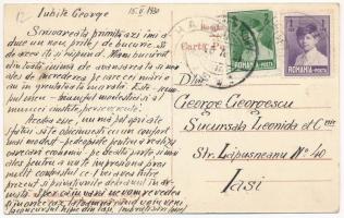 1930 Höltövény, Heldsdorf, Halchiu; Cazarma / laktanya / military barrack. Foto Adler Oscar Nr. 1. p...