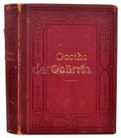 1875 Goethe Galerie fotó nyomatokat tartalmazó könyv rengeteg fénnyomattal. Aranyozott egészbőr köté...