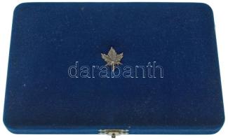 Kanada 1992. 25c Ag (0.925) (12xklf) + 1$ bronzozott Ni "125 éves a Kanadai Konföderáció" ...