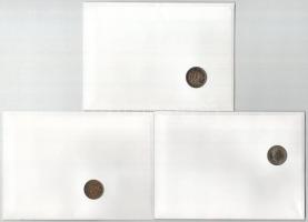 5db-os érmés boríték tétel, mind különféle és német nyelvű tájékoztatóval, benne: Ausztrália / Nauru...