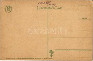 1923 Temesvár, Timisoara; Béga részlet, villamos, kávéház. Vasúti levelezőlapárusítás 14. sz. 1918. ...