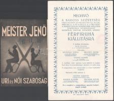 Vegyes papírrégiség tétel, közte litho