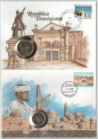 5db-os érmés boríték tétel, mind különféle és német nyelvű tájékoztatóval, benne: Tádzsikisztán, Kam...