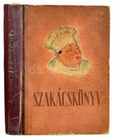 Szakácskönyv. Szerk.: Venesz József. Bp., 1956, Közgazdasági és Jogi Könyvkiadó, 432 p. Hatodik kiadás. Fekete-fehér képekkel illusztrálva. Kiadói félvászon-kötés, kopott, foltos borítóval, javított gerinccel.