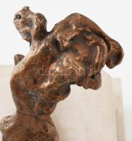 Salvador Dalí (1904-1989): A győzelem angyala. Bronz, jelzett, számozott (709), kő talapzaton. m: 11...