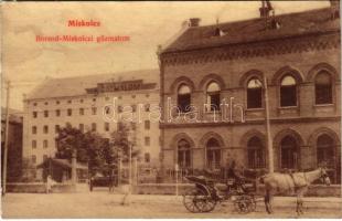 1916 Miskolc, Borsod-Miskolczi gőzmalom, lovashintó (r)