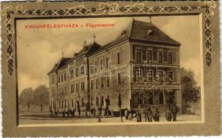 1941 Kiskunfélegyháza, Főgimnázium. Vesszősy József kiadása + &quot;KISKUNFÉLEGYHÁZA P.U. SZEKRÉNYBŐL&quot; (fa)