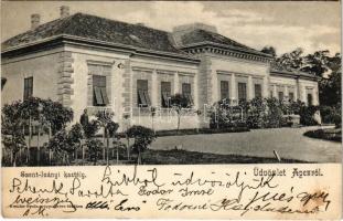 1905 Apc (Hatvan), Szent-Iványi kastély. Kessler Gyula gyógyszerész kiadása (EK)