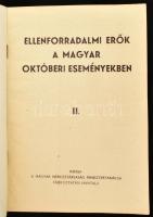 Ellenforradalmi erők a magyar októberi eseményekben I-III. köt. + Nagy Imre és bűntársai ellenforrad...