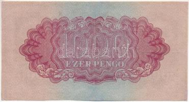 1944. 1000P "A Vöröshadsereg Parancsnoksága" "TP 729450" T:F restaurált, szép pa...