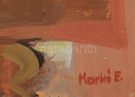 Markó Erzsébet (1947-): Csendélet. Olaj, farost, jelezve jobbra lent, hátoldalán Képcsarnok Vállalat...