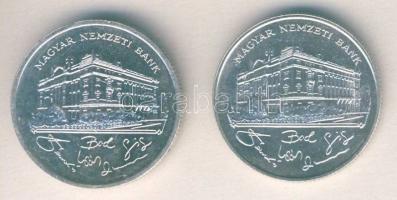 1992-93. 200Ft Ag "MNB" (2x) T:BU,2