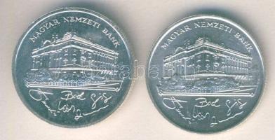 1992-93. 200Ft Ag "MNB" (2x) T:BU,2