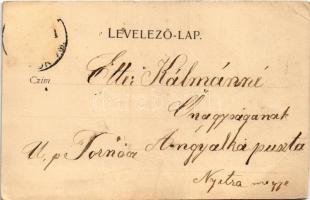 Rozsnyó, Roznava; Rákóczy tér. Pauchly Nándor kiadása / square (EK)