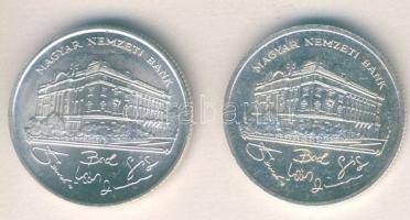 1992-93. 200Ft Ag "MNB" (2x) T:BU,2