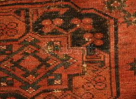 Afgán elefánttalpas kézi csomózású szőnyeg. Jó állapotban, cca 205x190 cm