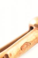 14K arany (Au) óralánc szögletes mintával. Jelzett 6 g 39 cm