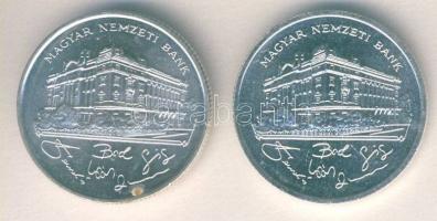 1992-93. 200Ft Ag "MNB" (2x) T:BU,2