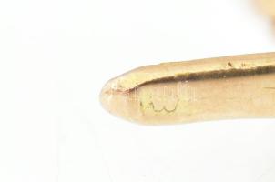 14K arany (Au) fülbevaló gyönggyel. Jn br 2,41 g