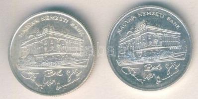 1992-93. 200Ft Ag "MNB" (2x) T:BU,2