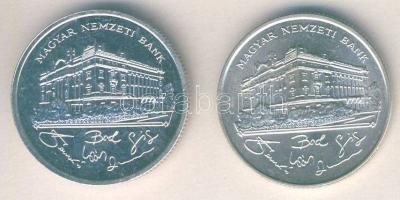1992-93. 200Ft Ag "MNB" (2x) T:BU,2