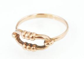 14K arany (Au) gyűrű és hiányos lánc Jelzett 8,24 g,