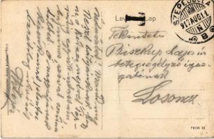 1917 Szepesbéla, Spisská Belá (Szepes, Zips); Evangélikus templom. Gretzmacher Árpád kiadása / Luthe...