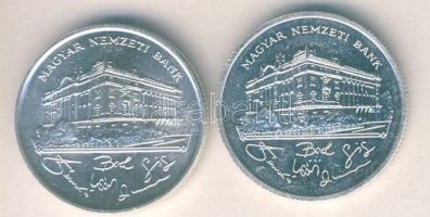 1992-93. 200Ft Ag "MNB" (2x) T:BU,2