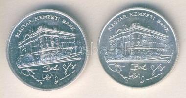 1992-93. 200Ft Ag "MNB" (2x) T:BU,2