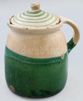 Erdély, 20. sz. eleje, Fedeles szilke, jelzés nélkül, kopással, m: 22,5 cm