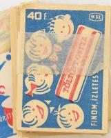 Gyufacímke-gyűjtemény, kb. 1000 db vegyesen