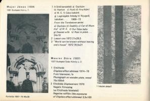 Expozíció Fotó/művészet. Szerk.: Kovács Ákos. Kiállítási katalógus. Hatvany Lajos Múzeum No. 2. Bp.,...