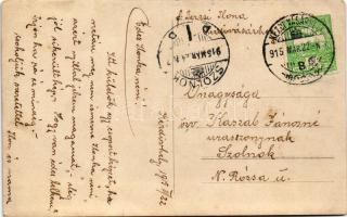 1915 Kézdivásárhely, Targu Secuiesc; katonai kórház udvara sérült katonákkal, ápolókkal és orvosokka...