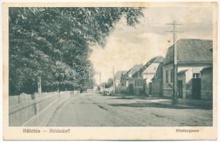 Höltövény, Heldsdorf, Halchiu; Niedergasse / utca, automobil / street view, automobile. Foto Keresztes (fl)