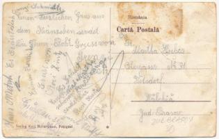 Keresztényfalva, Neustadt, Cristian; Evang. Kirche, Evang schule / Evangélikus templom, iskola. Kiad...