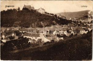 1918 Segesvár, Sighisoara; látkép. Vasúti levelezőlapárusítás 2973. / general view (Rb)