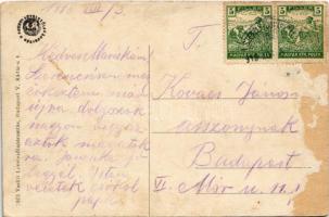 1918 Segesvár, Sighisoara; látkép. Vasúti levelezőlapárusítás 2973. / general view (Rb)